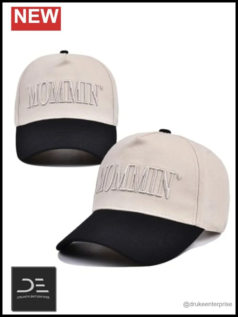 Mommin Embroidered Adjustable Cotton Trucker Baseball Cap